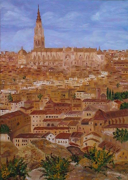 Toledo II. Vista de la Catedral.